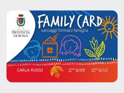Una Family Card a sostegno delle famiglie svantaggiate