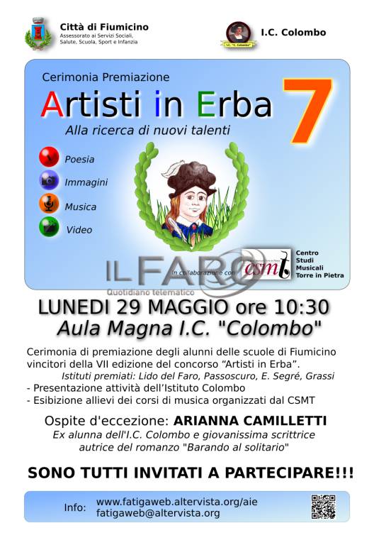 'Artisti in Erba' a Fiumicino - Il Faro