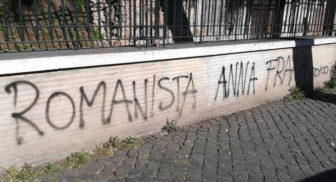 derby roma lazio scritte antisemite