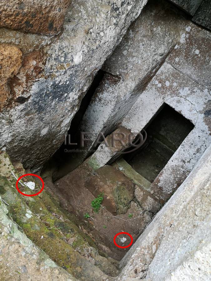 Incivili alla Necropoli della Banditaccia: plastiche e rifiuti nelle tombe etrusche