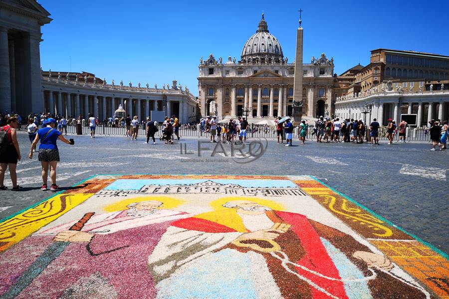 infiorata storica festa santi pietro e paolo roma 2019
