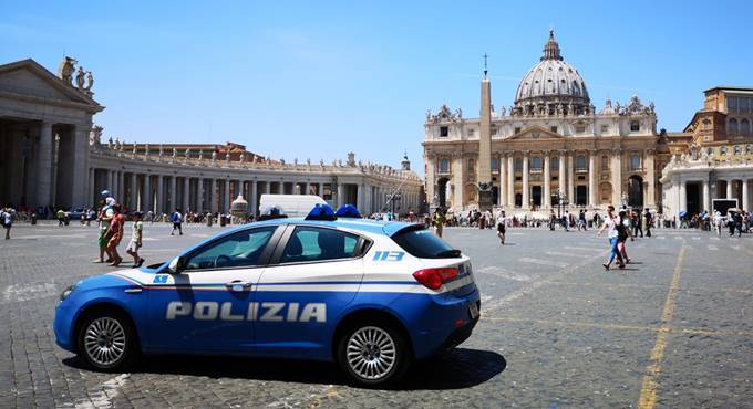 polizia roma sicurezza vaticano