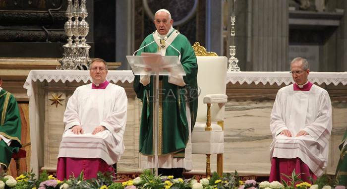 papa francesco messa chiusura sinodo