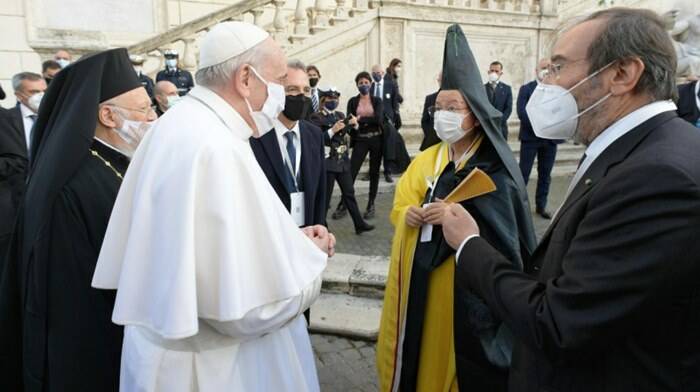 papa francesco campidoglio preghiera pace