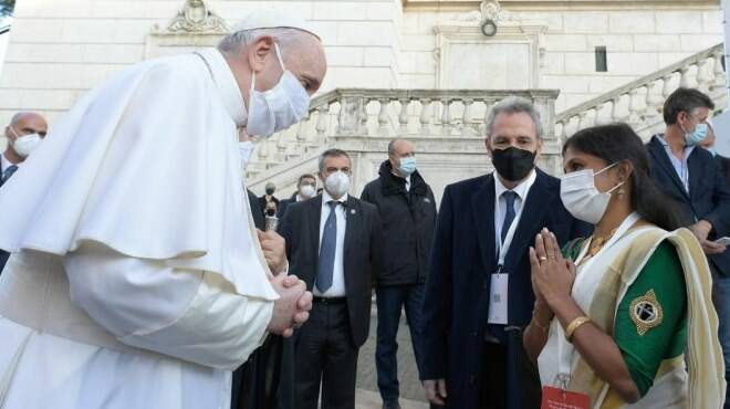 papa francesco campidoglio preghiera pace