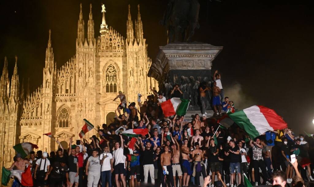 euro 2020 festeggiamenti Milano