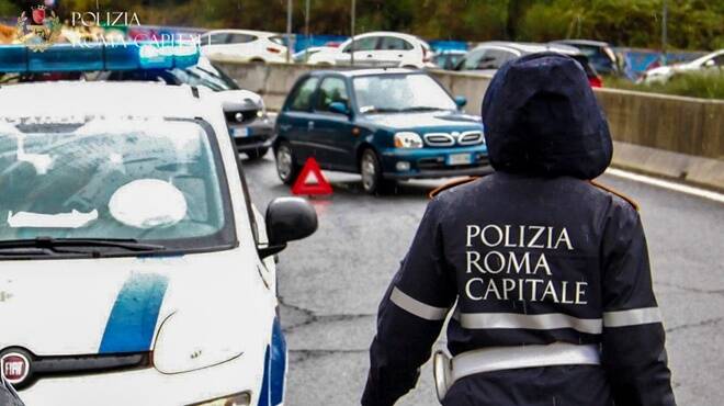 polizia locale roma maltempo