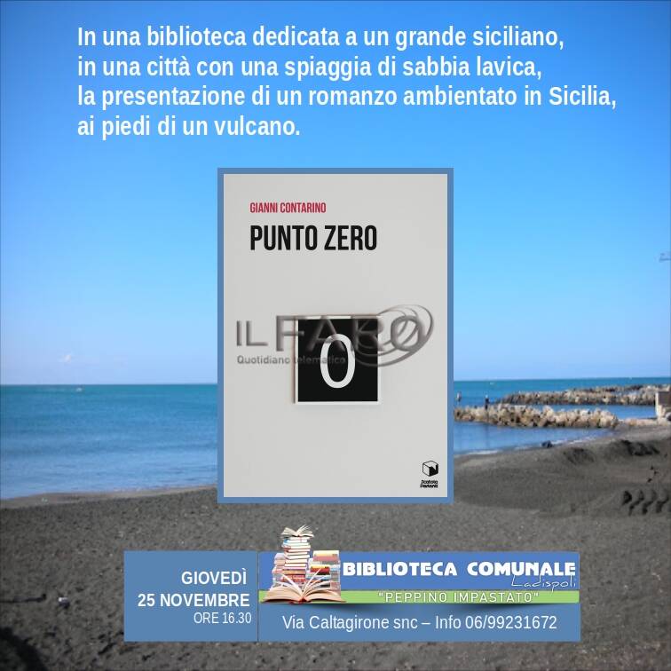 Gianni Contarino - Presentazione del romanzo \"Punto zero\" - Incontro con l\'autore
