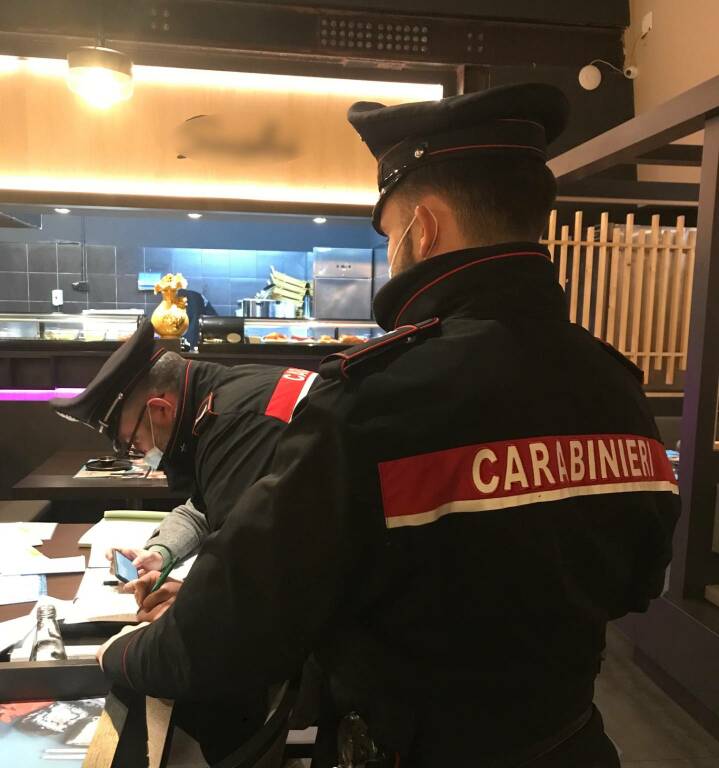 carabinieri roma, controlli ristoranti