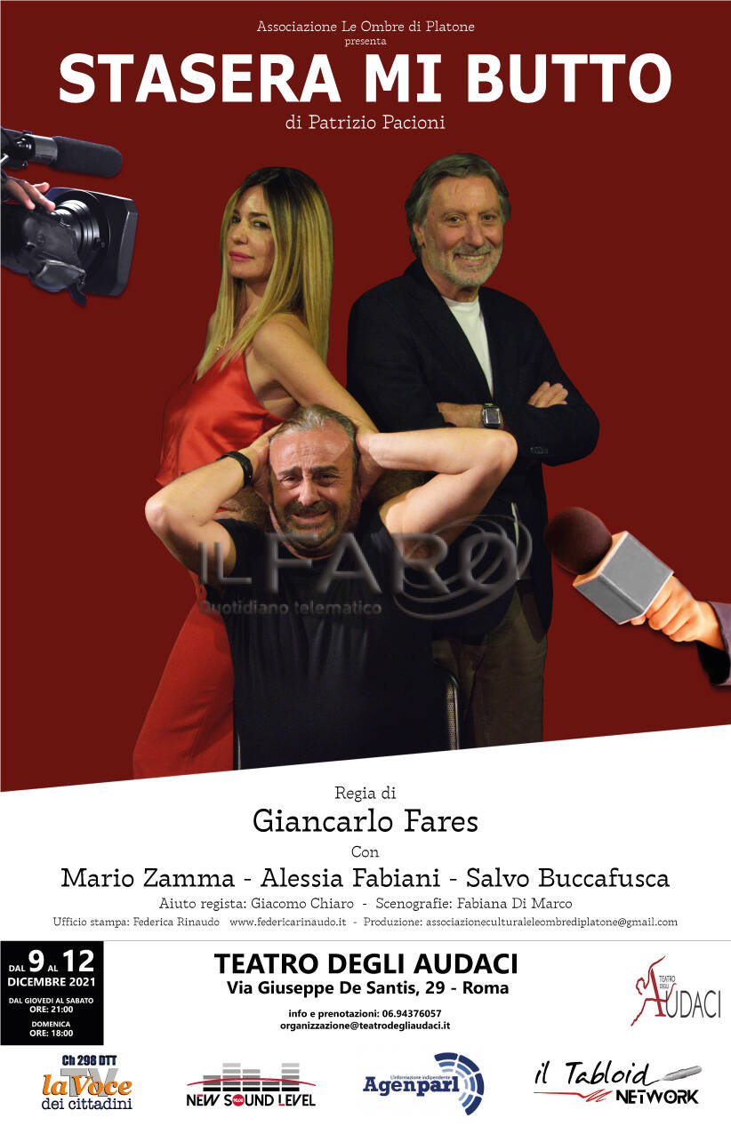 “Stasera mi butto!” con Mario Zamma, Alessia Fabiani, Salvo Buccafusca
