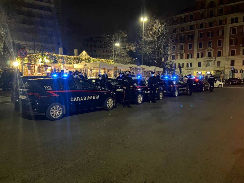 carabinieri roma, notte