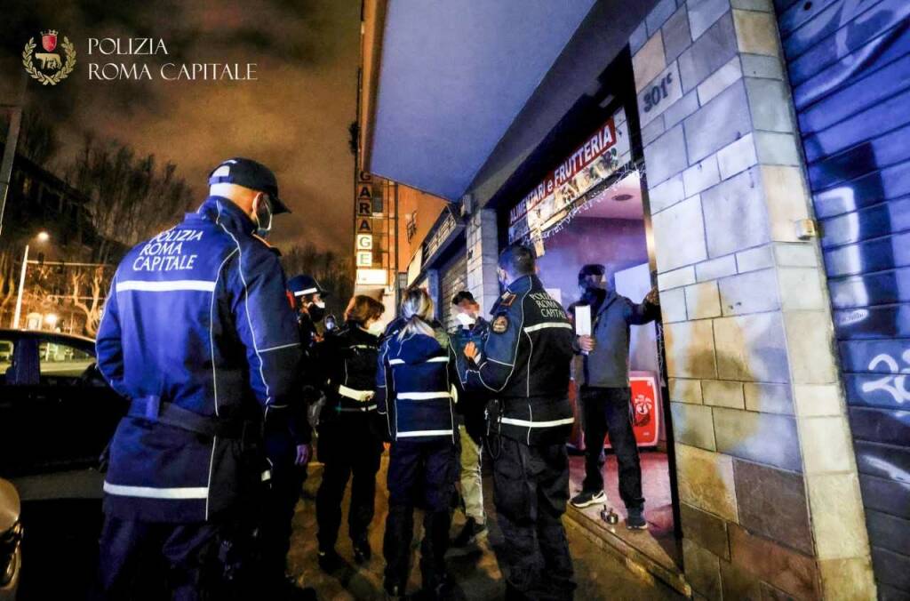 controlli polizia locale, roma