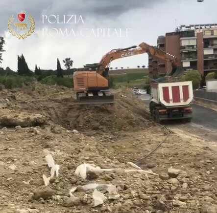smaltimento illegale rifiuti, roma