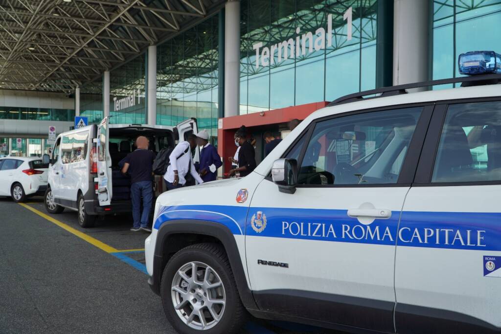 polizia locale roma aeroporto fiumicino