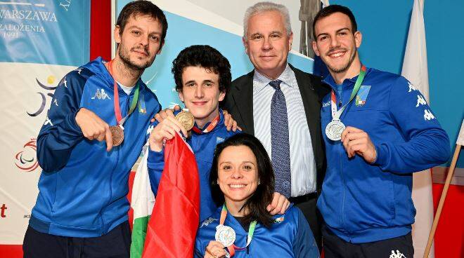 Europei Scherma Paralimpica, l’Italia colleziona 4 medaglie: Rigo campione