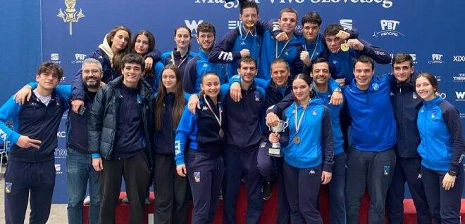 Fechten unter 20, Medaillenregen beim Weltcup für das Azzurrini-Team