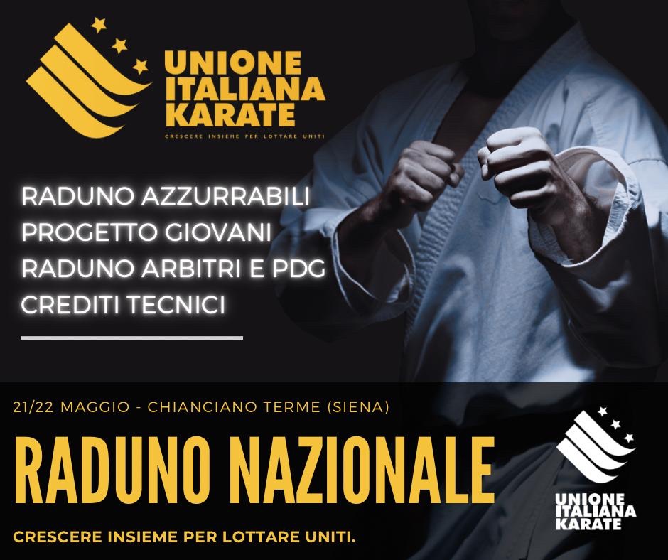 Unione Italiana Karate: Savio Loria al raduno nazionale di Siena