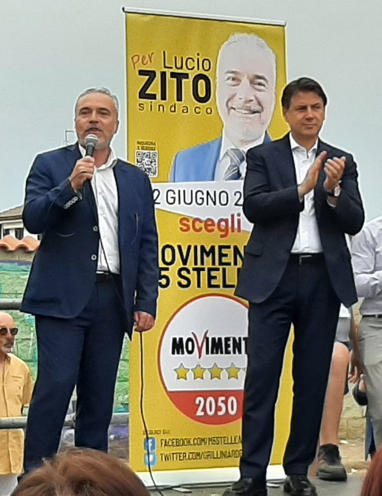 Conte ad Ardea per Lucio Zito sindaco: “Ha un progetto politico forte per la qualità di vita dei cittadini”