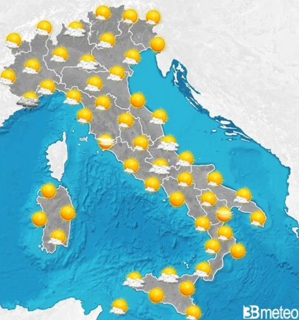Meteo giovedì: Italia ostaggio dell’Instabilità, tra sole e temporali. I dettagli