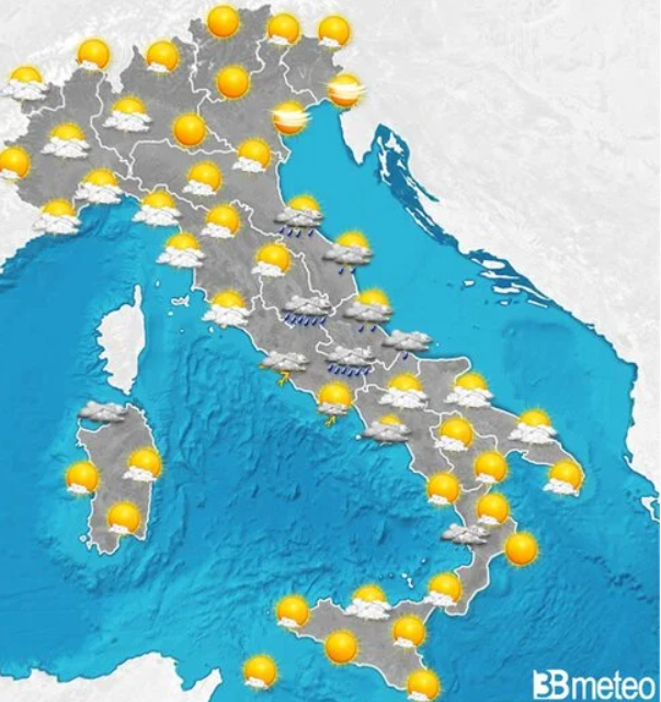 Meteo Weekend di Ferragosto: tra sole e instabilità con temporali su parte d’Italia